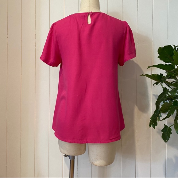 EBONY EVE | embroidered pink blouse - Picture 6 of 10